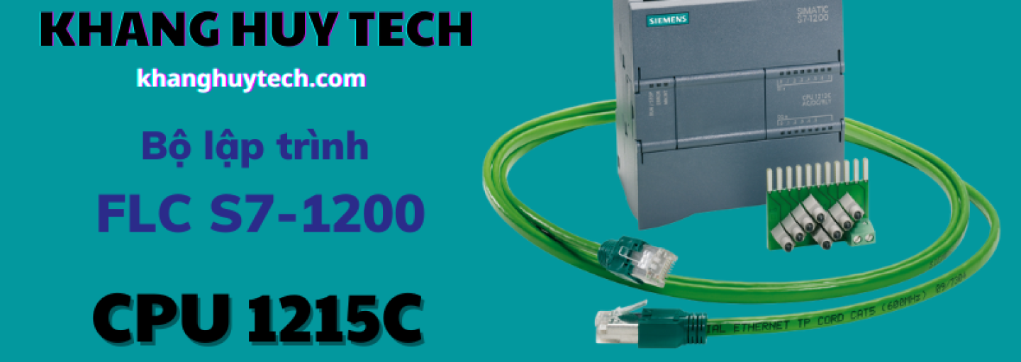 Bộ lập trình PLC S7-1200 CPU 1215C trang thiết bị cho hệ thống sản xuất