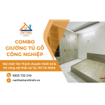 Mua combo giường tủ gỗ công nghiệp chất lượng cao giá rẻ tại Nội Thất Tân Thịnh