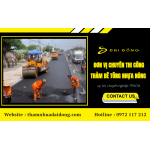 Đơn vị chuyên thi công thảm bê tông nhựa nóng uy tín tại TPHCM 