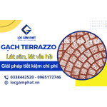 Gạch terrazzo TPHCM tiết kiệm chi phí lát sân, lát vỉa hè đô thị