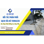 Lộc Gấm Phát - Đối tác phân phối gạch vỉa hè Terrazzo đáng tin cậy cho các công trình đường sá, công viên