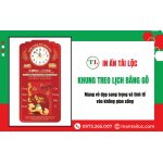 Khung treo lịch bằng gỗ - Mang vẻ đẹp sang trọng và tinh tế vào không gian sống 