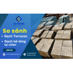 So sánh gạch bê tông tự chèn và gạch terrazzo sử dụng cho các công trình vỉa hè