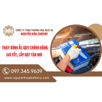 Thay bình ắc quy chính hãng bảo hành giá tốt tại Nguyễn Hoà Energy - lắp đặt tận nơi
