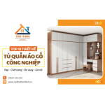 Tổng hợp 10 thiết kế tủ quần áo gỗ công nghiệp đẹp tại Nội Thất Tân Thịnh