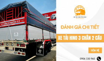 Đánh giá chi tiết xe tải Hino 3 chân 2 cầu - Lựa chọn tối ưu cho vận tải nặng
