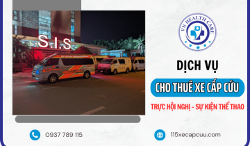 Dịch vụ cho thuê xe cấp cứu trực hội nghị - sự kiện thể thao