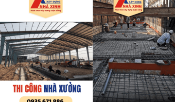 Dịch vụ thi công nhà xưởng dân dụng và công nghiệp, uy tín