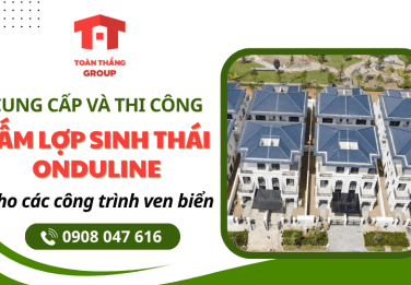 Tấm lợp sinh thái Onduline kháng hóa chất lợp mái cho các công trình ven biển